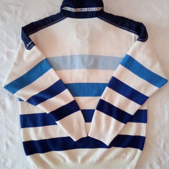 Green Coast Yachting Cotton Pullover Italy Size L - Picture 11 of 16